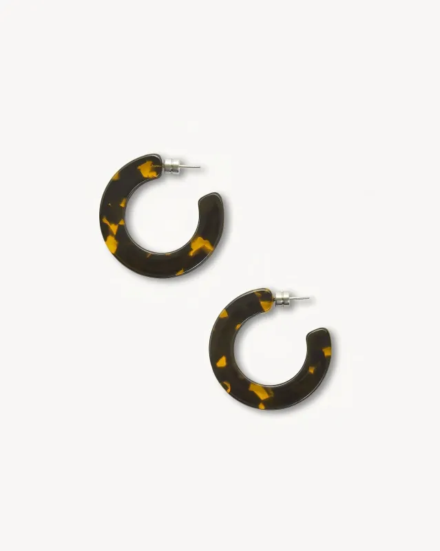 Kate Hoops in Dark Tortoise sold by Machete