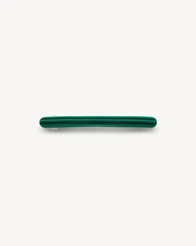 Slim Paris Barrette in Malachite sold by Machete