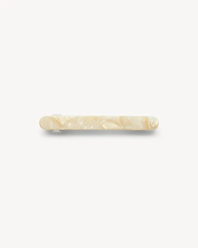 Midi Paris Barrette in Ivory sold by Machete