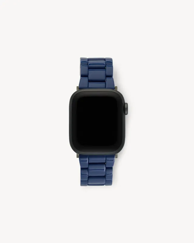 Apple Watch Band in French Navy sold by Machete