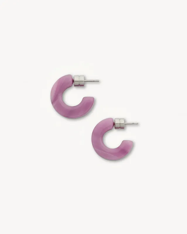 Muse Hoops in Orchid sold by Machete