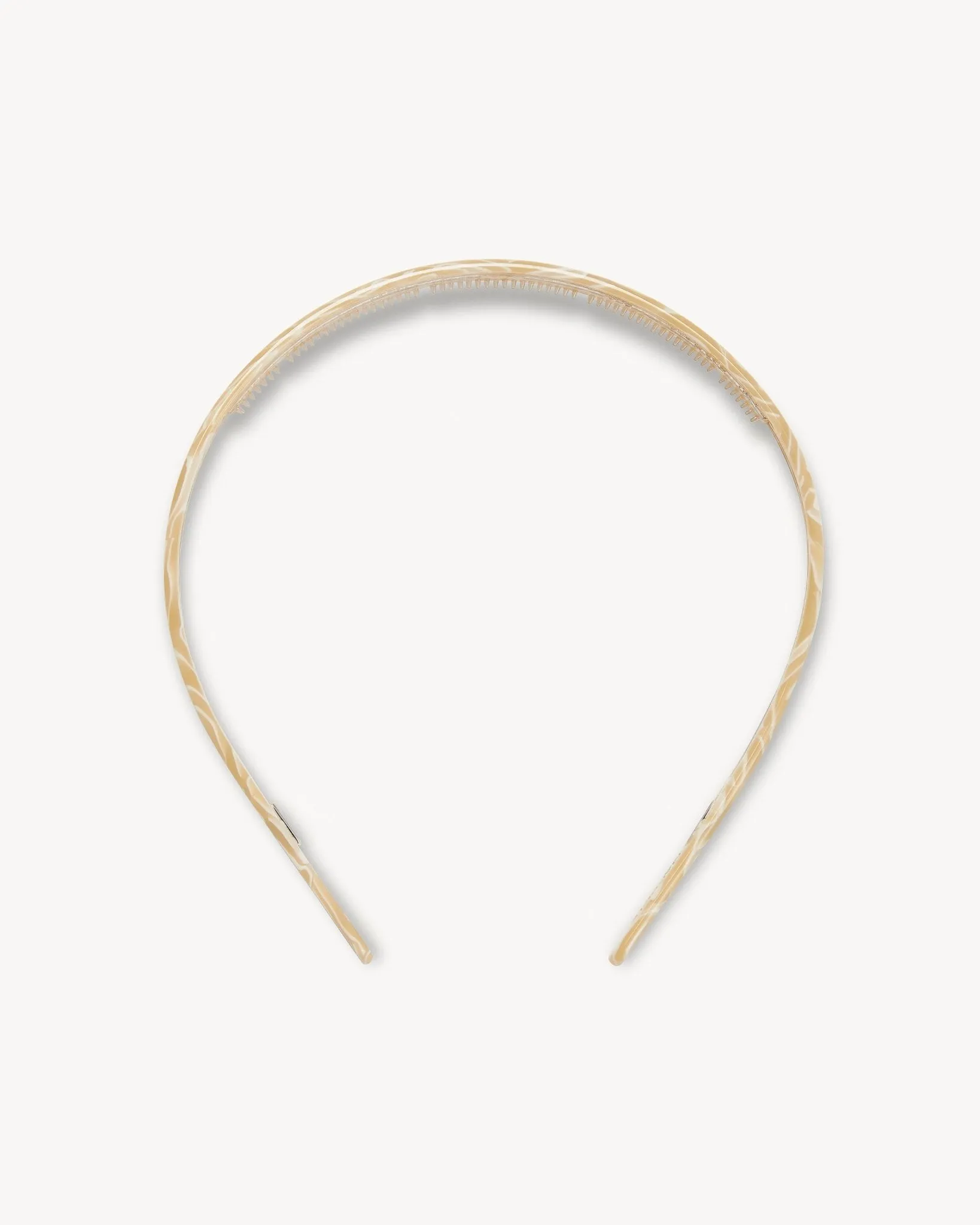 Ultralight Thin Headband in Ivory sold by Machete product image thumbnail 2