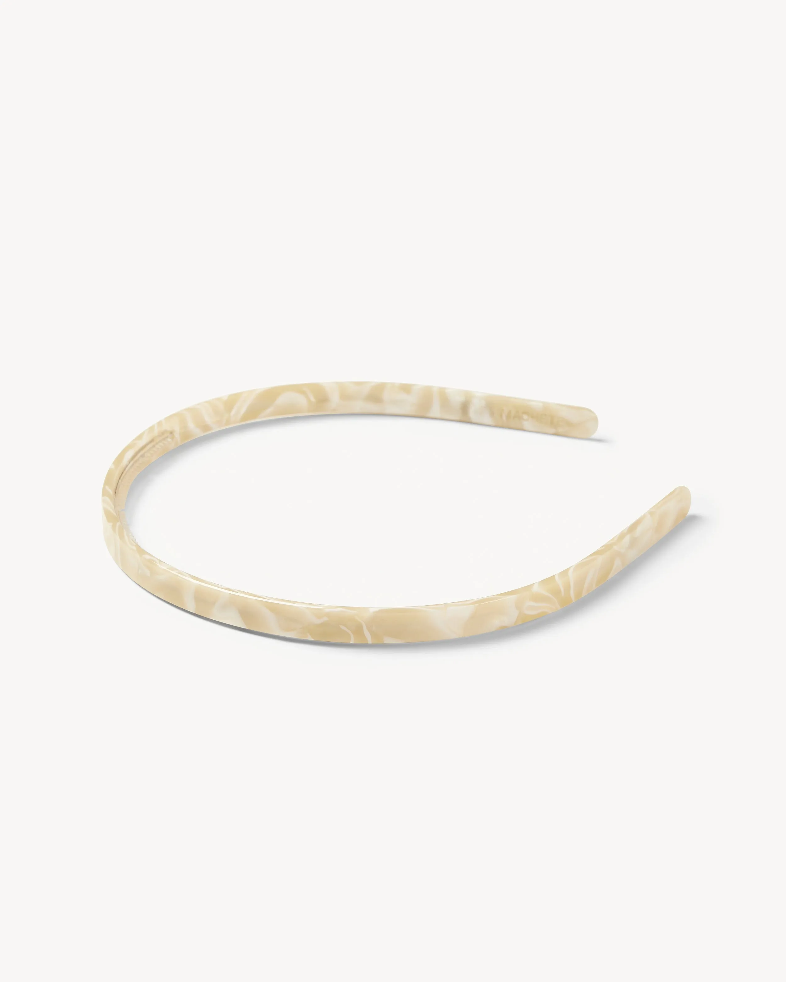 Ultralight Thin Headband in Ivory sold by Machete