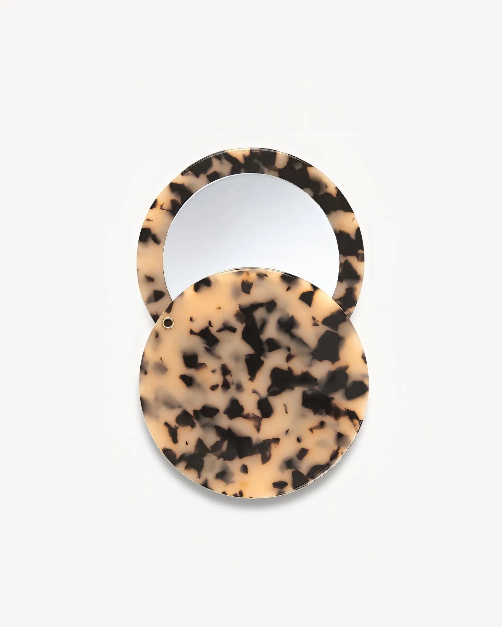 Circle Mirror in Blonde Tortoise sold by Machete
