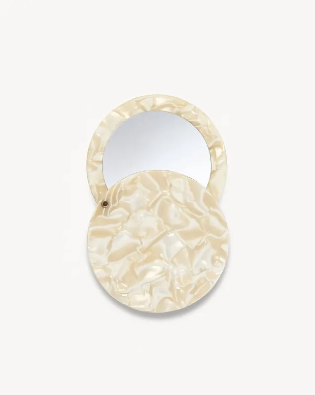 Circle Mirror in Ivory sold by Machete