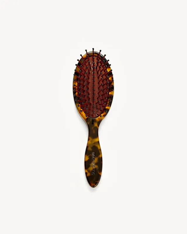 Travel Detangling Hair Brush in Classic Tortoise sold by Machete