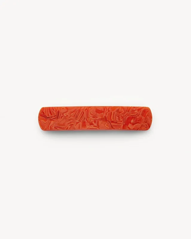 No. 3 Heirloom Barrette in Poppy sold by Machete