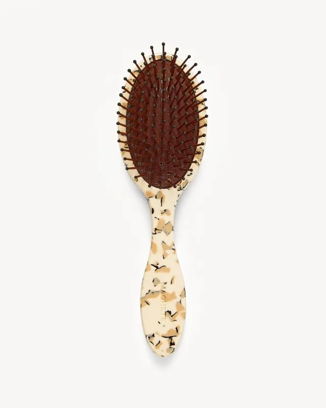 Everyday Detangling Hair Brush in Terrazzo sold by Machete