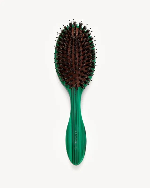 Everyday Hair Brush in Malachite sold by Machete