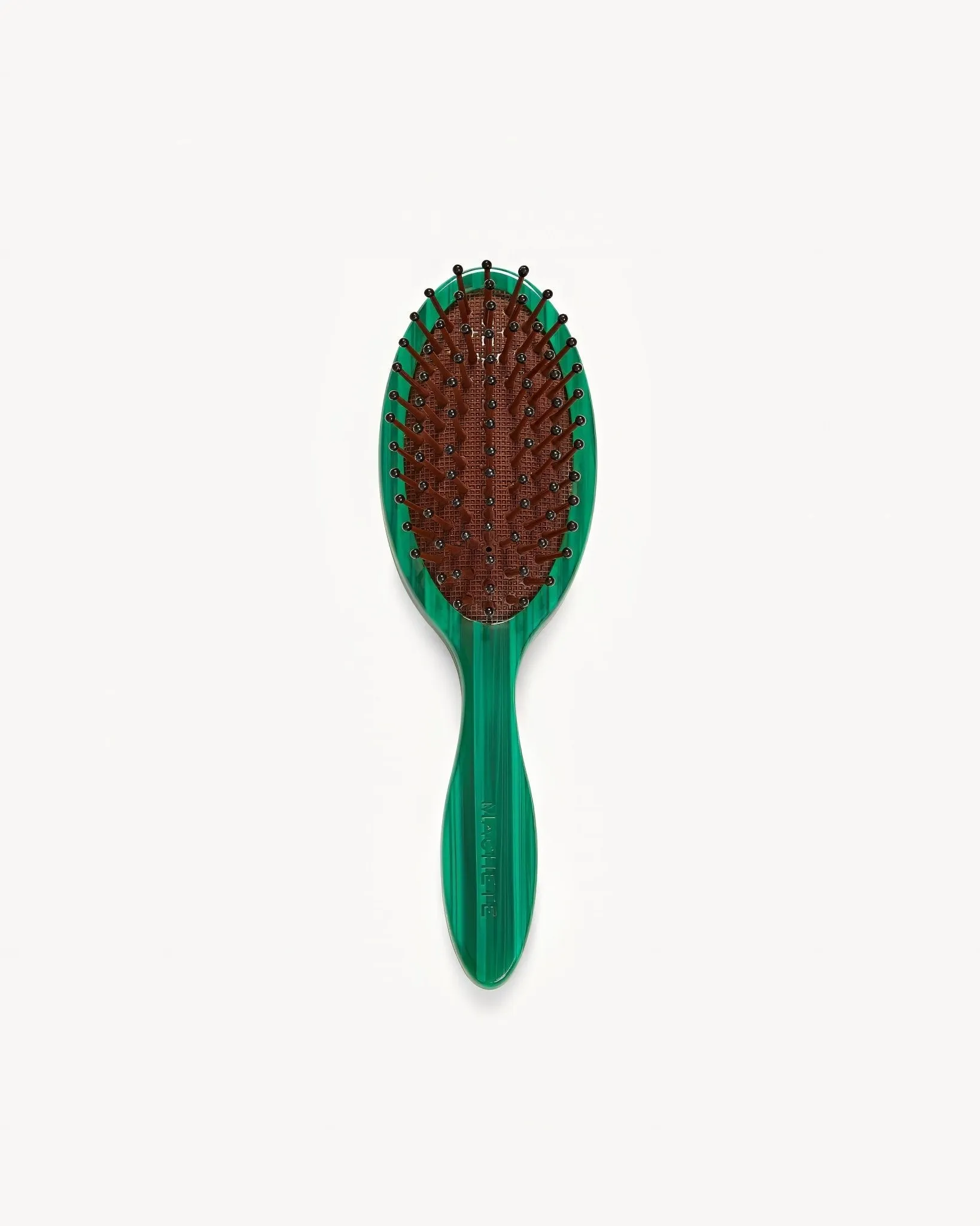 Travel Detangling Hair Brush in Malachite sold by Machete