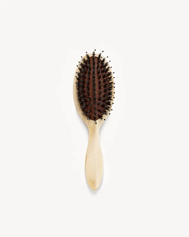 Travel Hair Brush in Alabaster sold by Machete