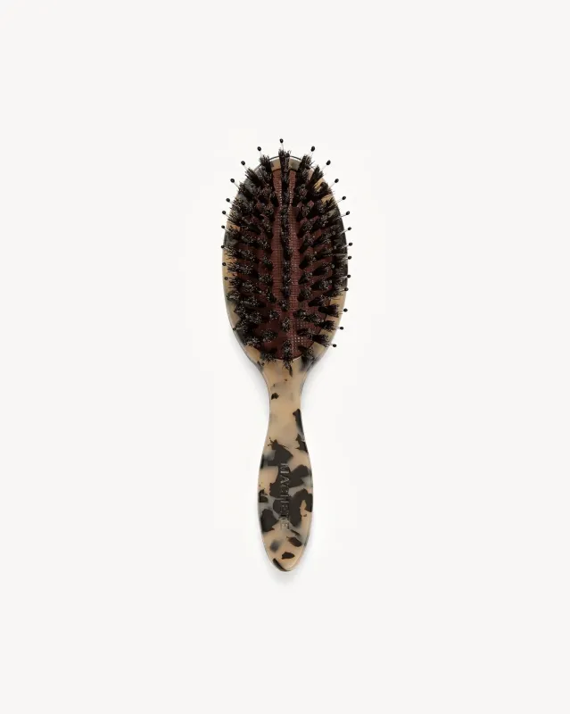 Travel Hair Brush in Blonde Tortoise sold by Machete
