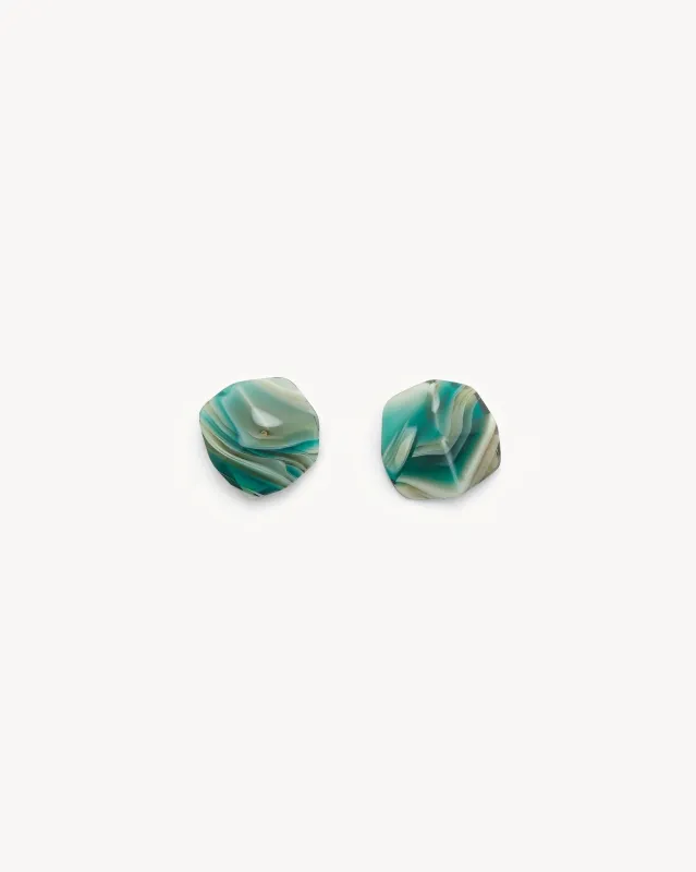 Mini Sculpture Studs in Stromanthe sold by Machete