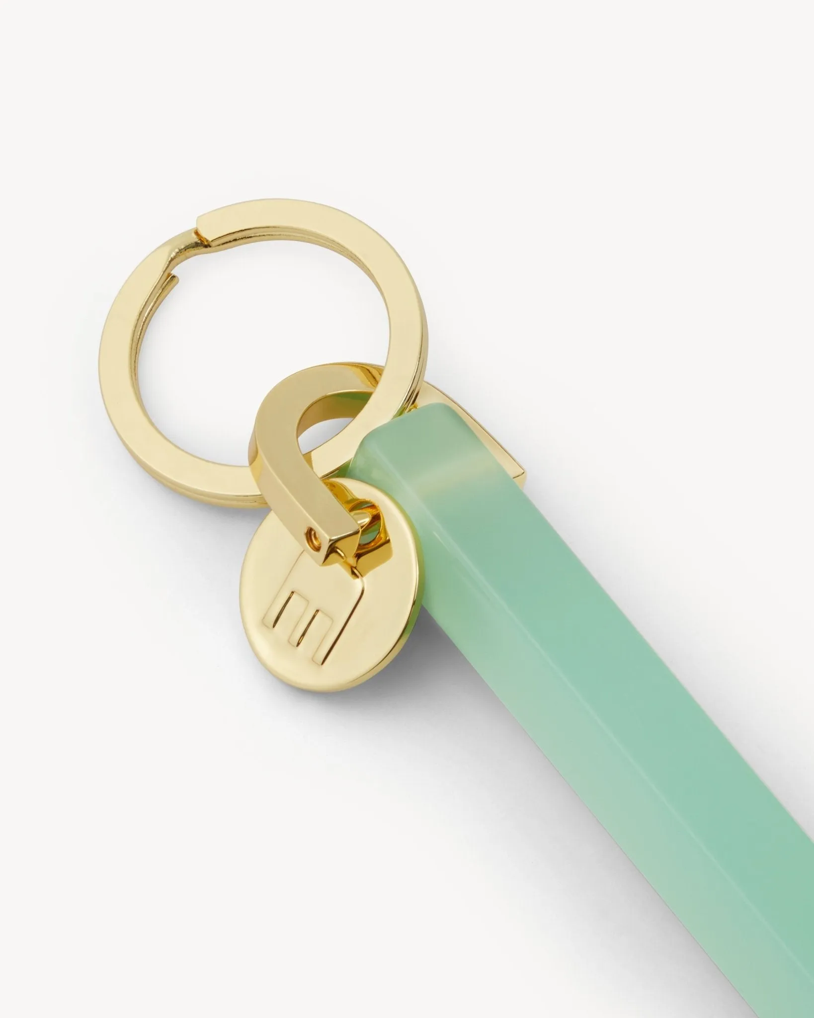 Bar Keychain in Sea Glass - Gold sold by Machete product image thumbnail 2
