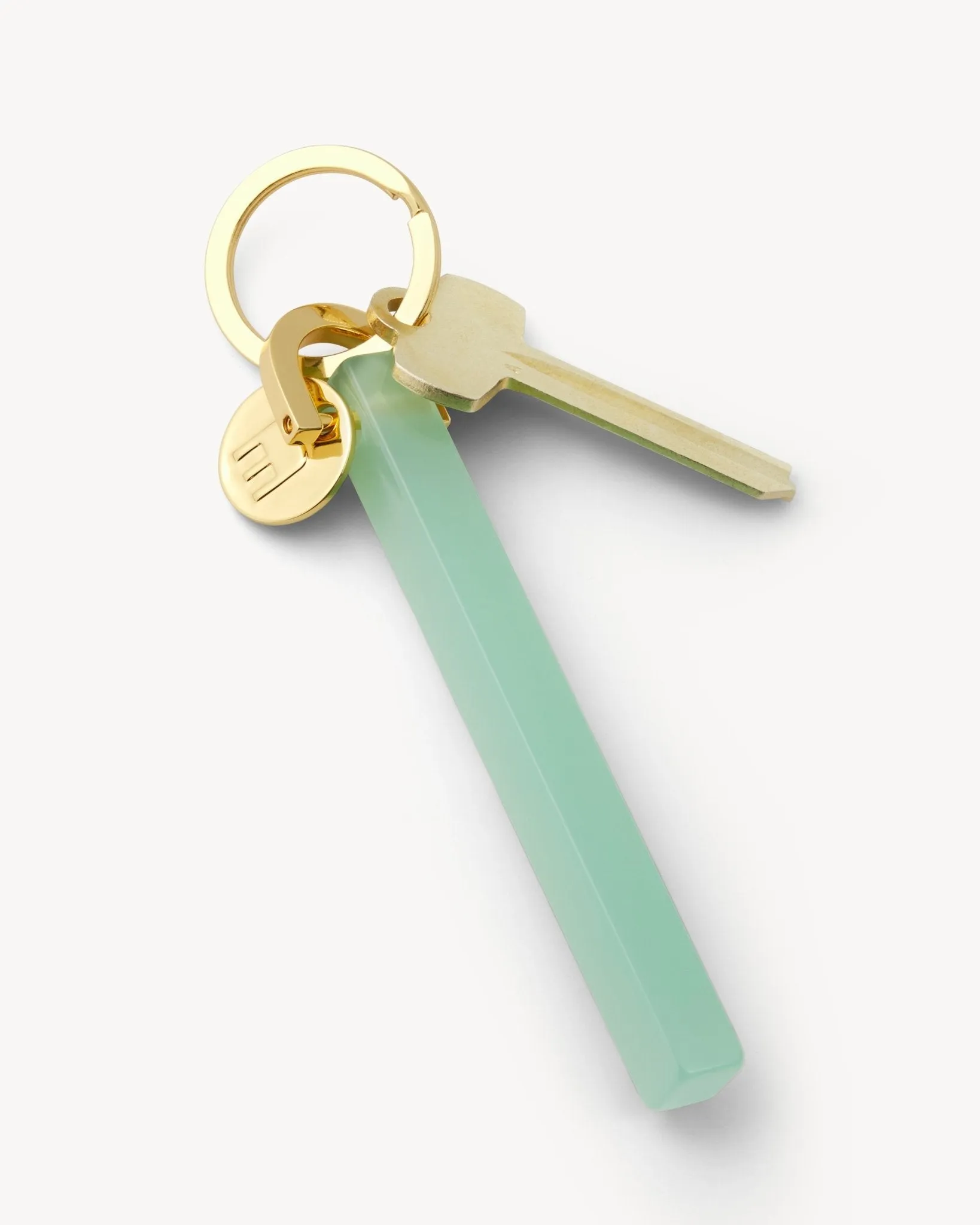 Bar Keychain in Sea Glass - Gold sold by Machete product image thumbnail 3
