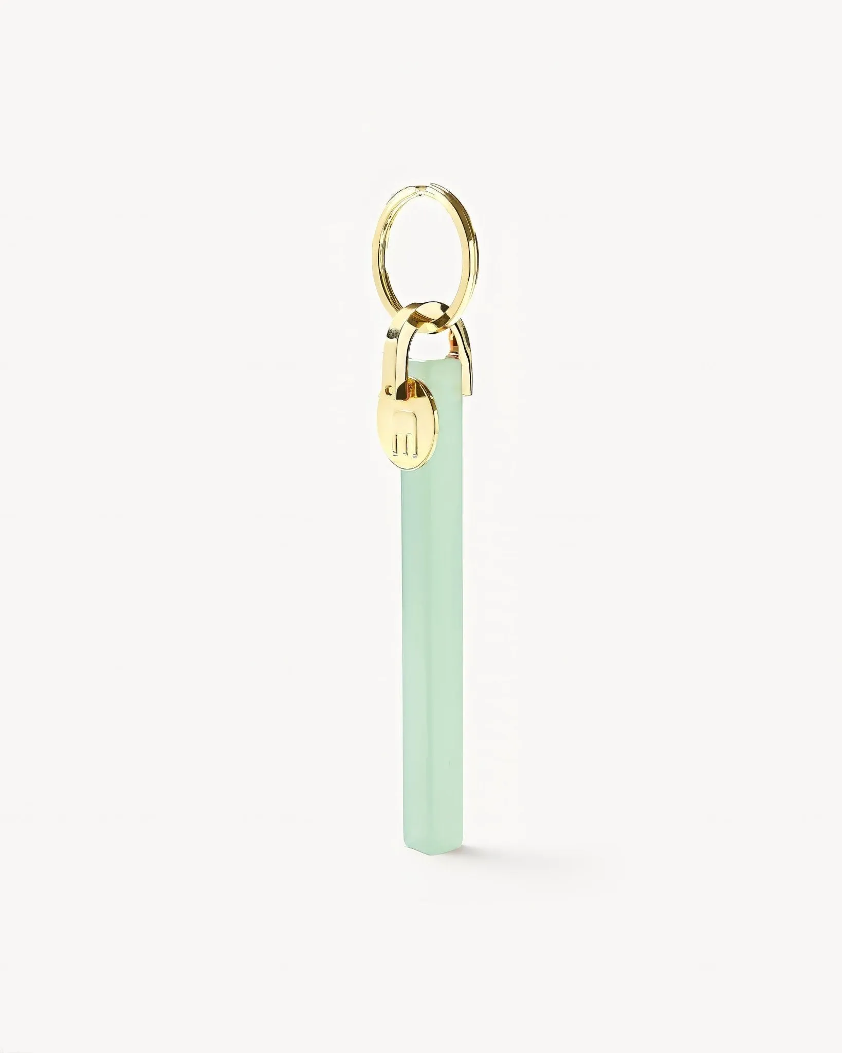 Bar Keychain in Sea Glass - Gold sold by Machete
