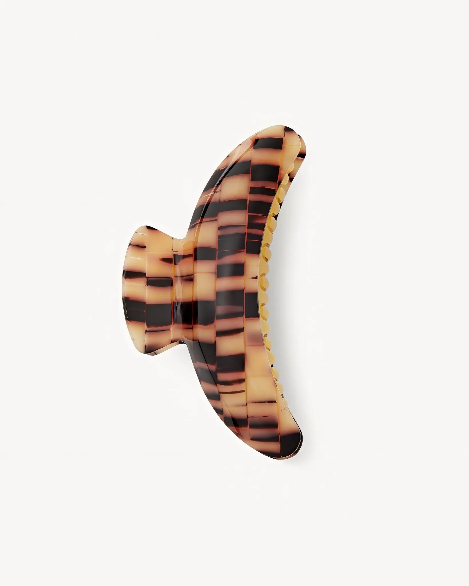 Jumbo Heirloom Claw in Blonde Checker sold by Machete