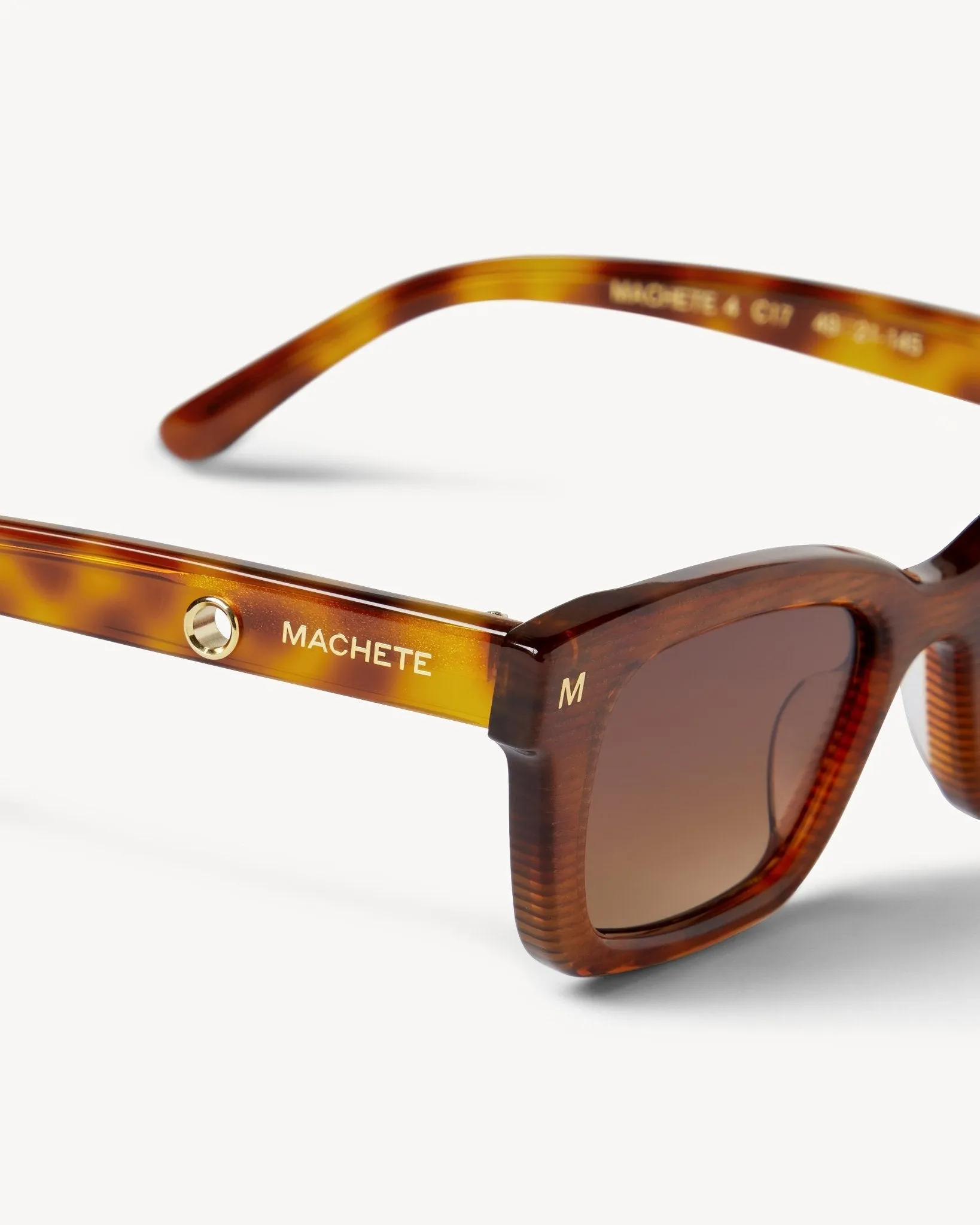 Ruby Sunglasses in Dark Tortoise Stripe sold by Machete product image thumbnail 3
