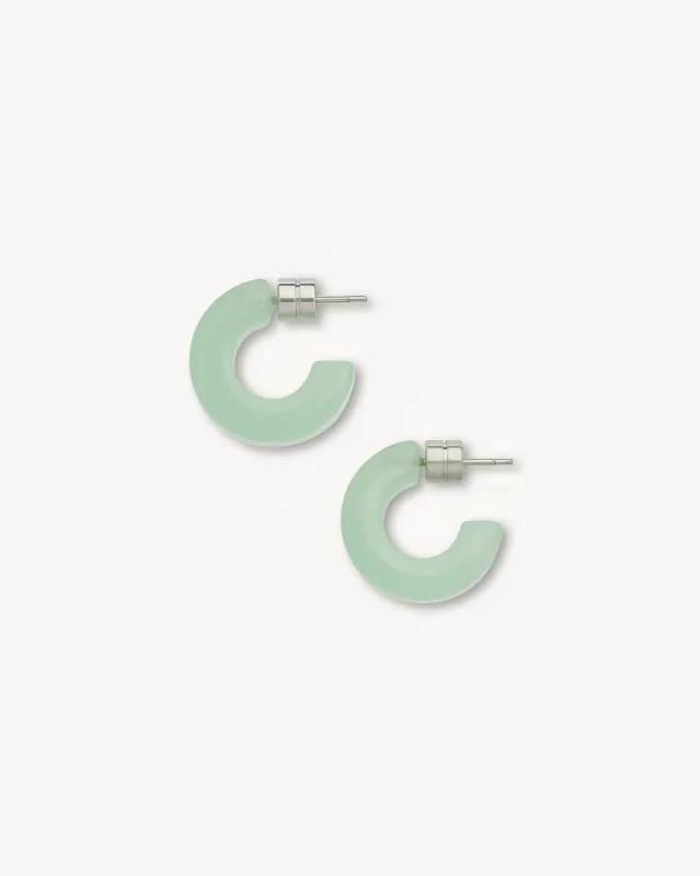 Muse Hoops in Sea Glass sold by Machete