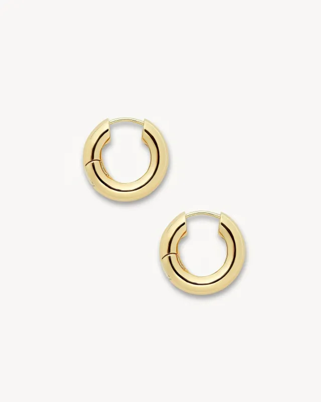 Chunky Hoops in Gold sold by Machete