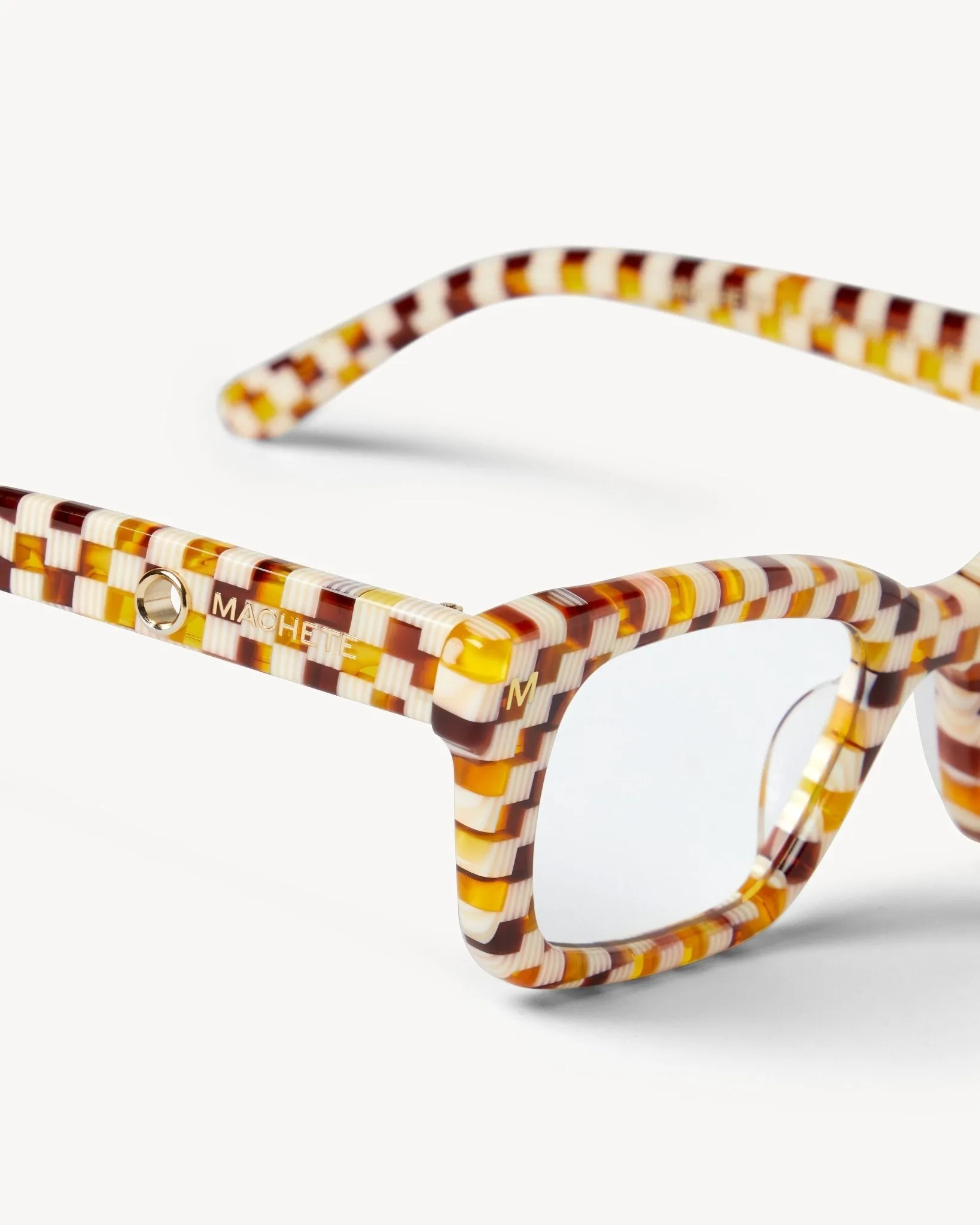 Ruby Glasses in Tortoise Checker sold by Machete product image thumbnail 2