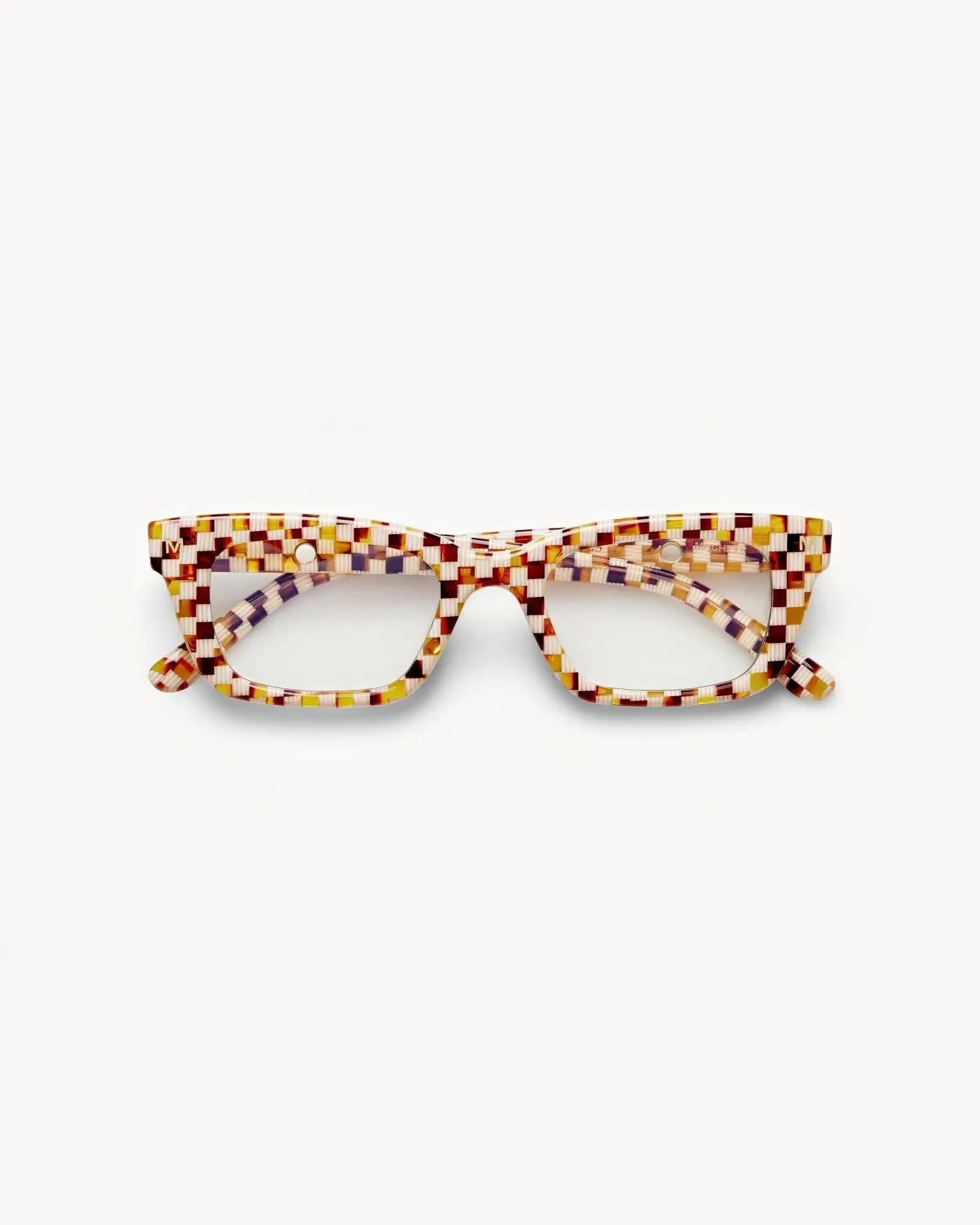 Ruby Glasses in Tortoise Checker sold by Machete
