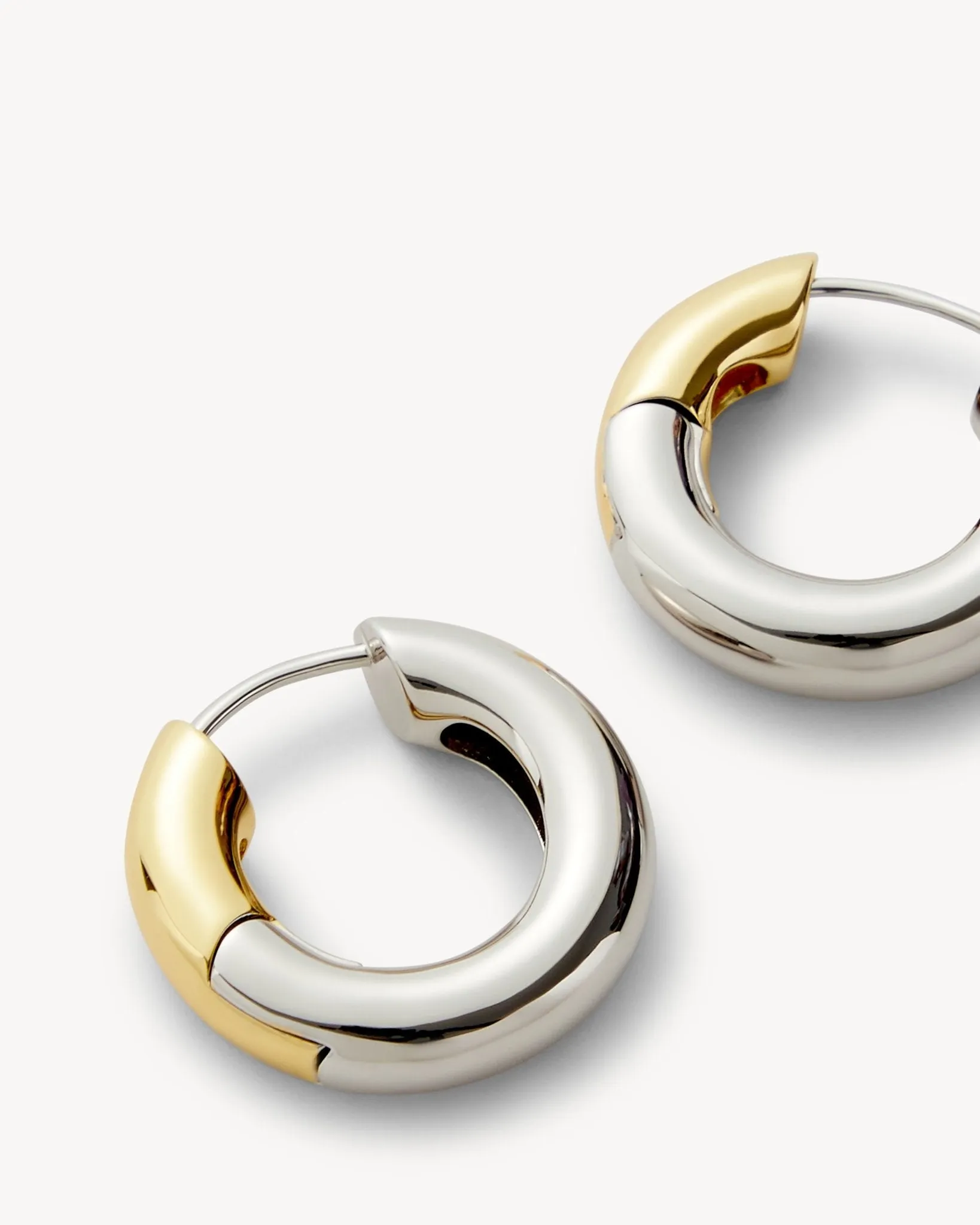 Chunky Hoops in 3/4 Silver sold by Machete product image thumbnail 2