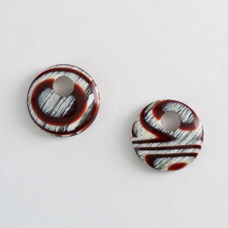 Chunky Disc Charms in Canyon sold by Machete