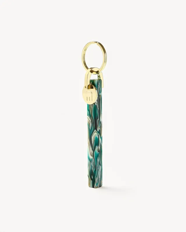 Bar Keychain in Stromanthe - Gold sold by Machete