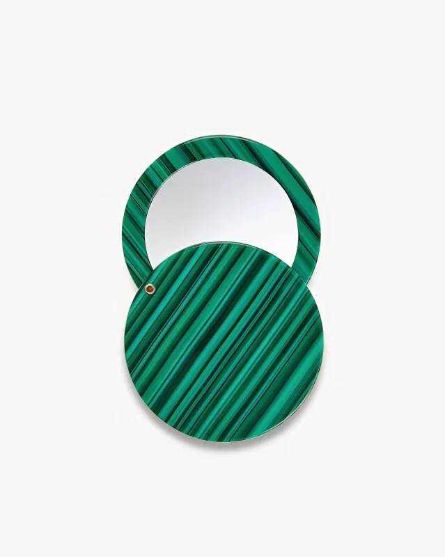 Circle Mirror in Malachite sold by Machete