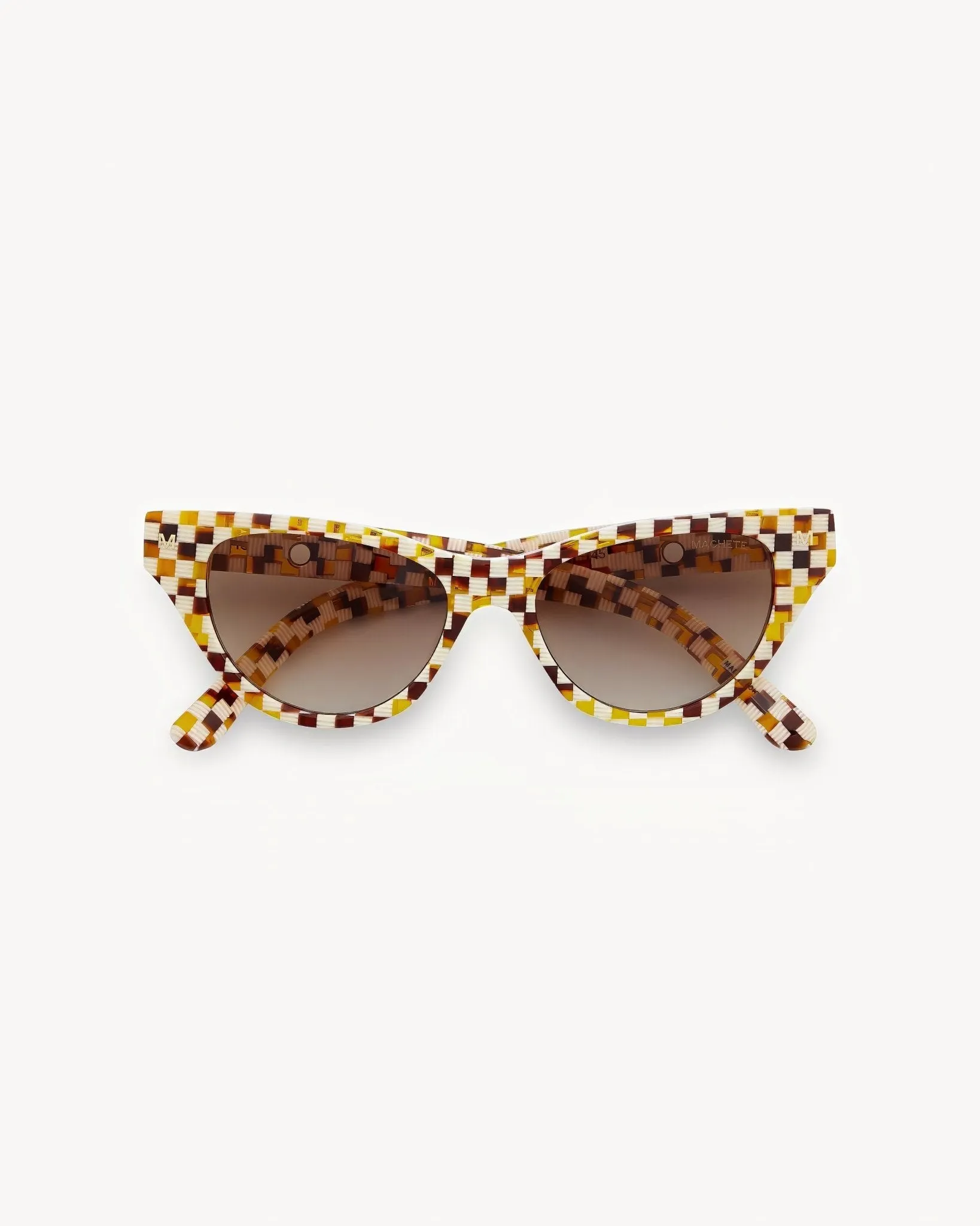 Suzy Sunglasses in Tortoise Checker sold by Machete