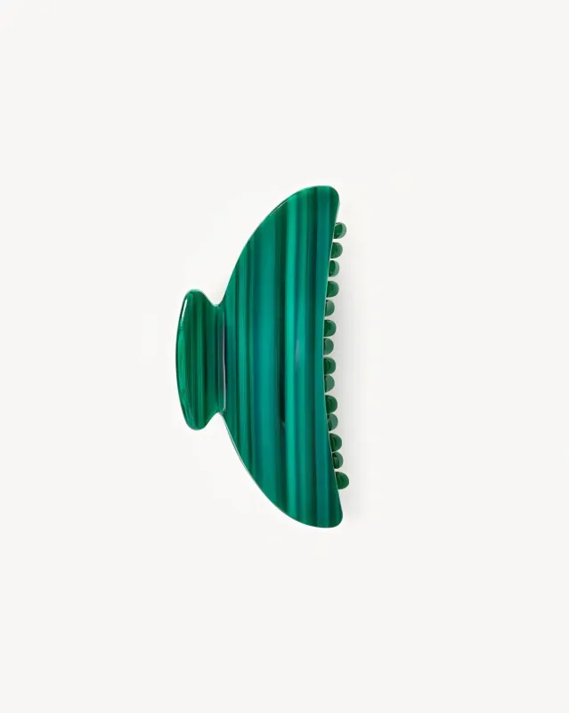 Midi Heirloom Claw in Malachite sold by Machete