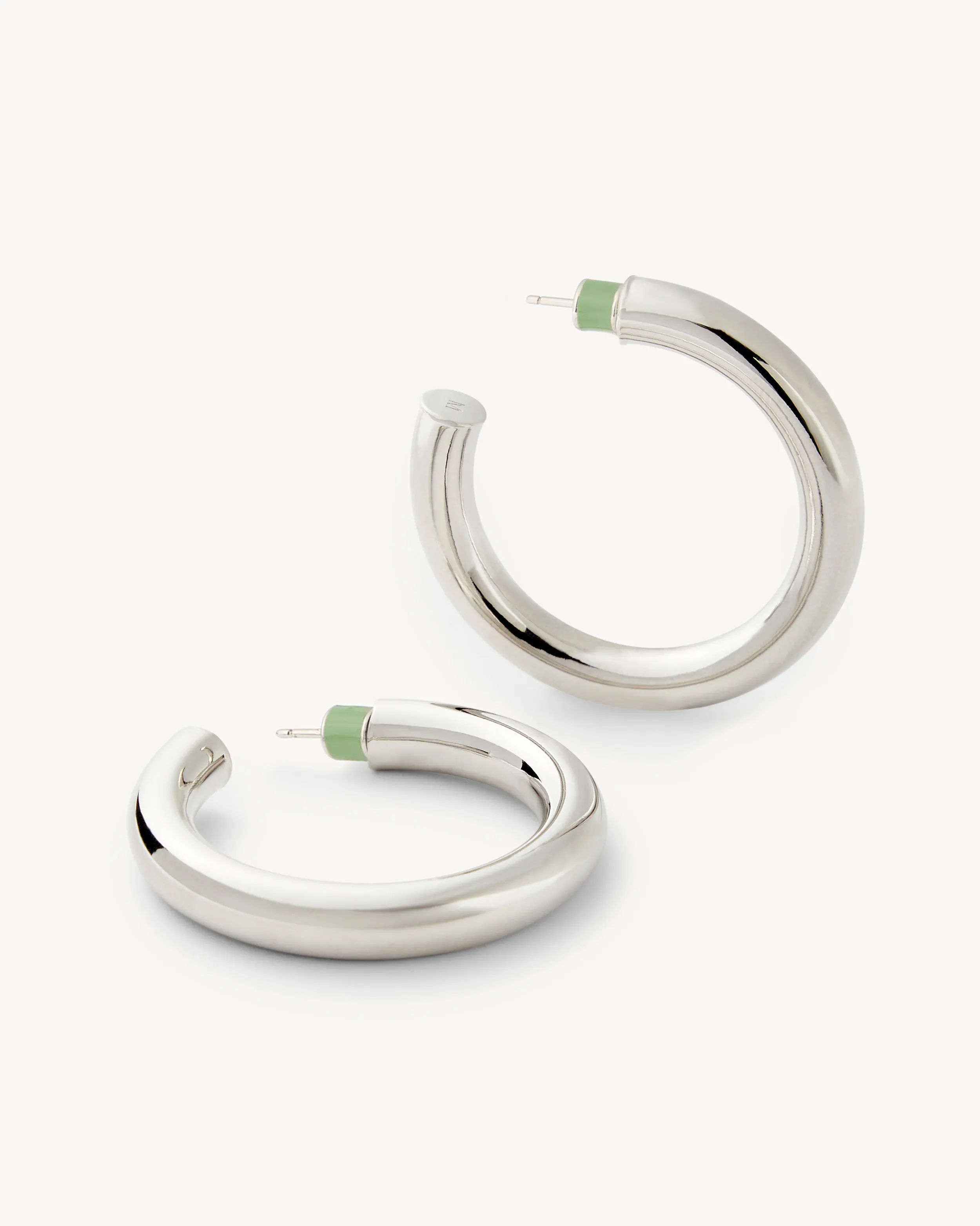 1.5" Perfect Hoops in Silver sold by Machete product image thumbnail 3