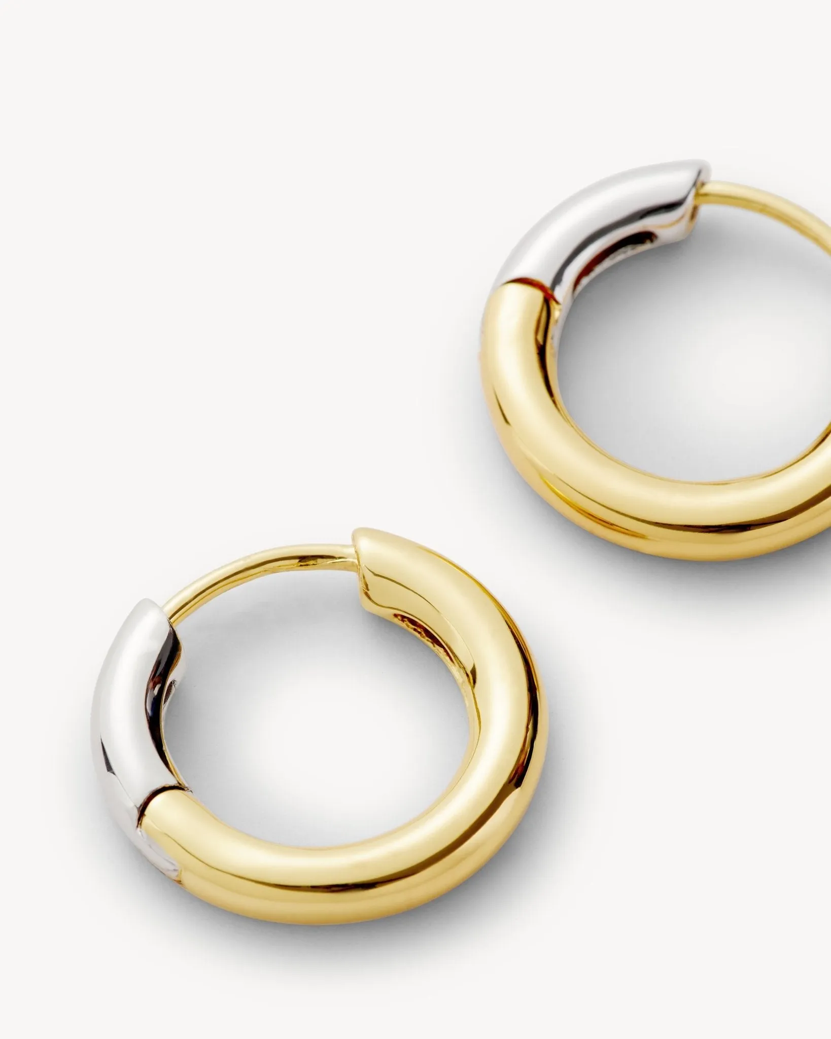 Petite Hoops in 3/4 Gold sold by Machete product image thumbnail 2