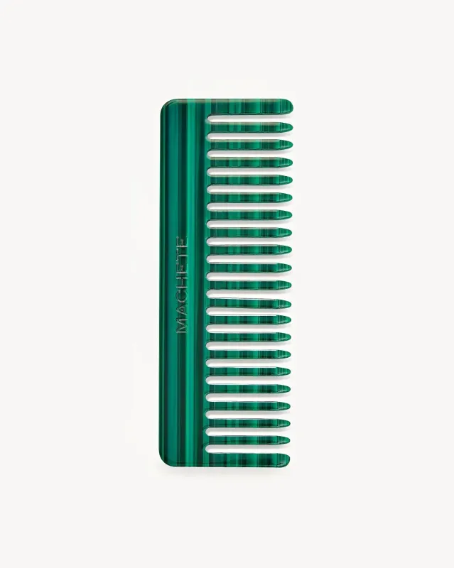 No. 2 Comb in Malachite sold by Machete