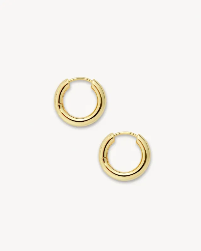 Petite Hoops in Gold sold by Machete
