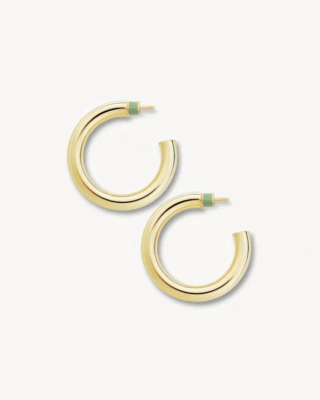 1.5" Perfect Hoops in Gold sold by Machete