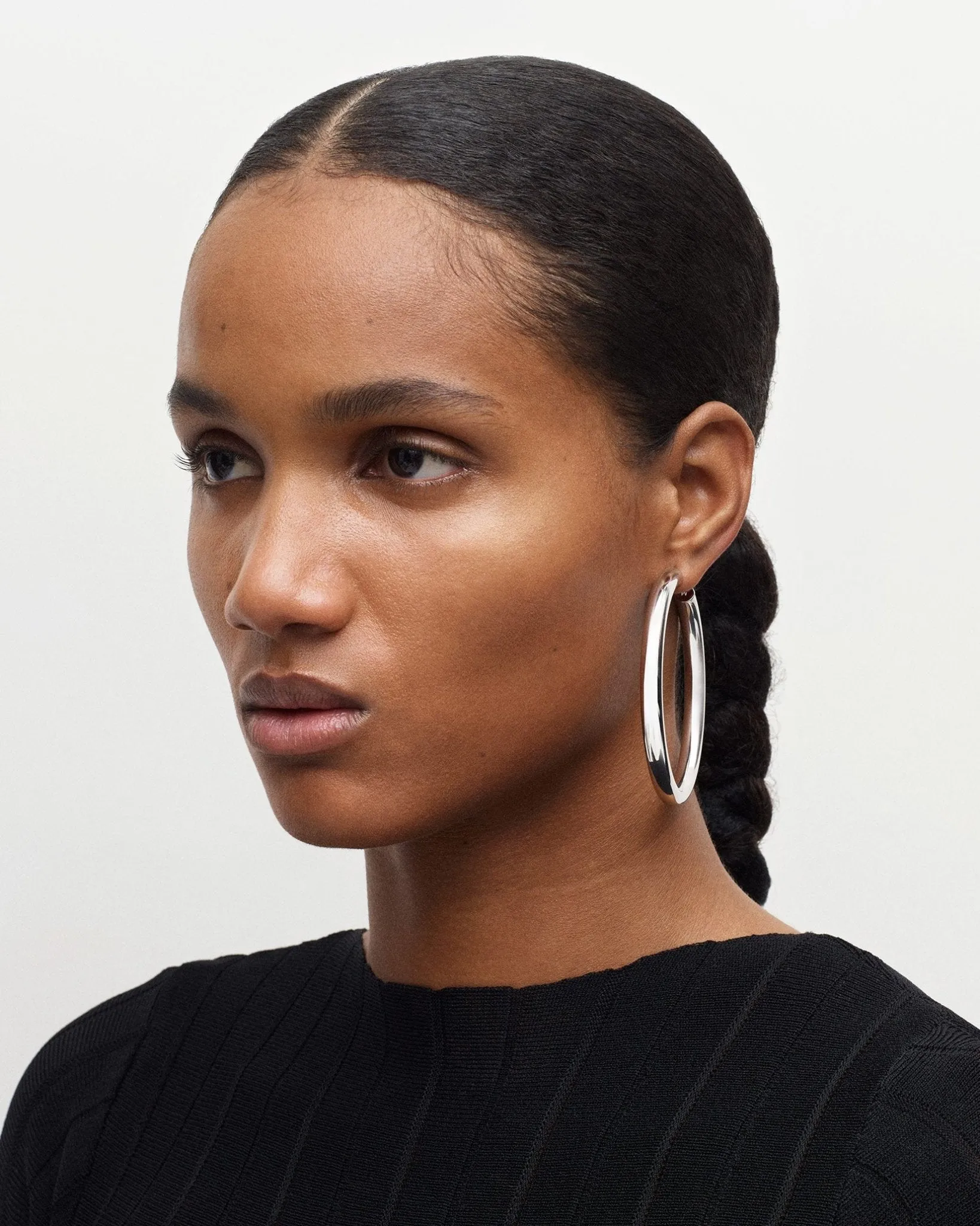 2.5" Perfect Hoops in Gold sold by Machete product image thumbnail 4