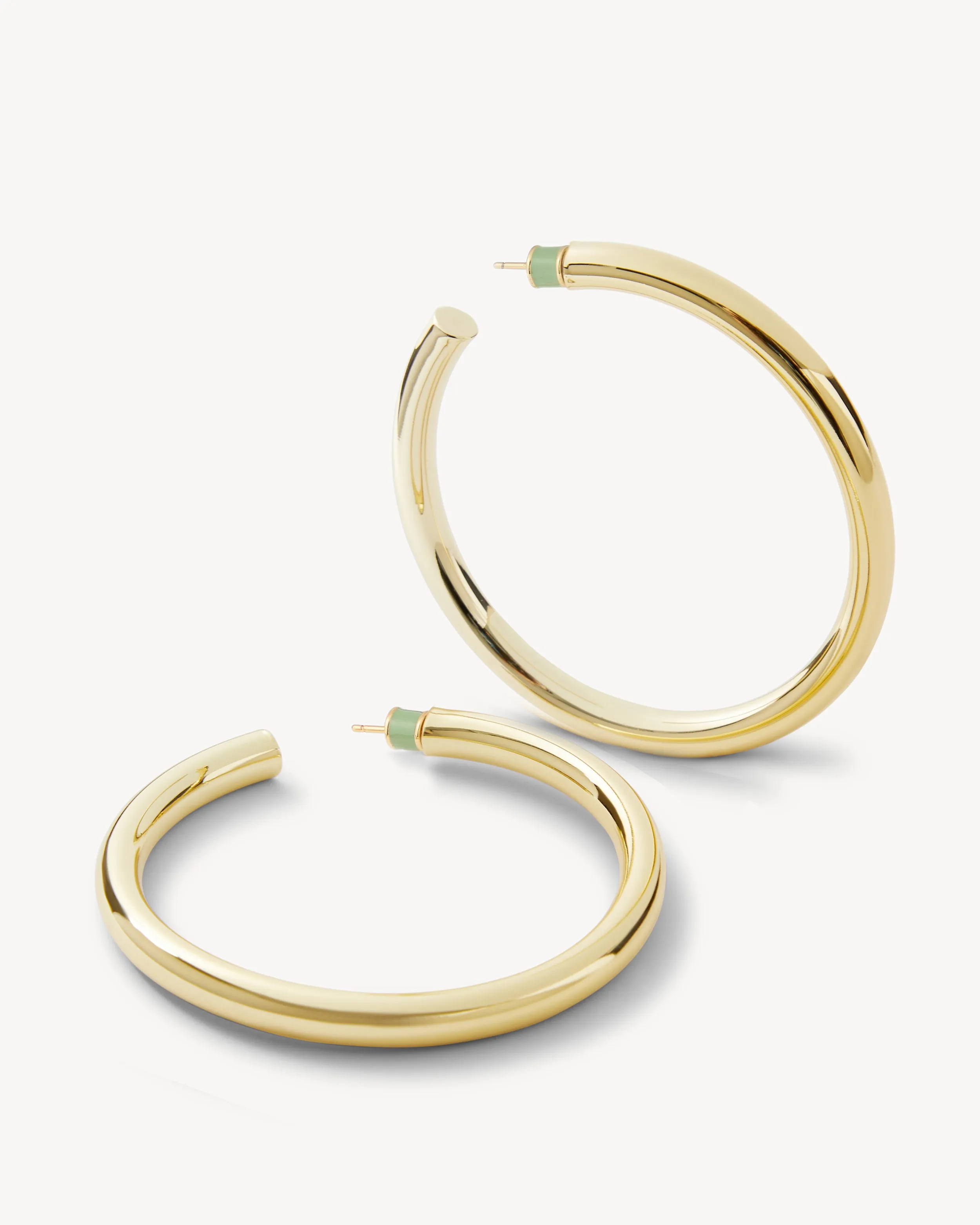 2.5" Perfect Hoops in Gold sold by Machete product image thumbnail 3