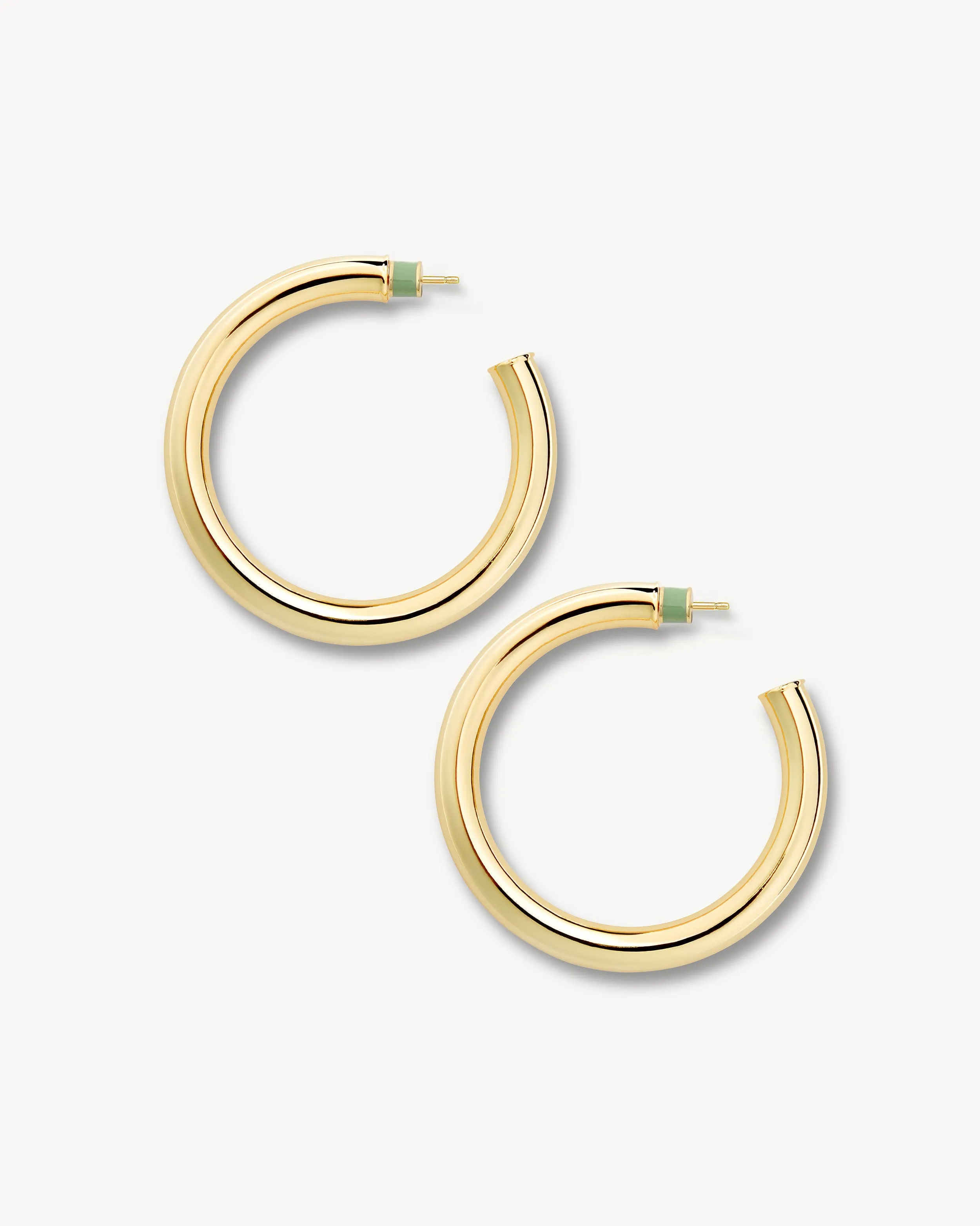 2" Perfect Hoops in Gold sold by Machete