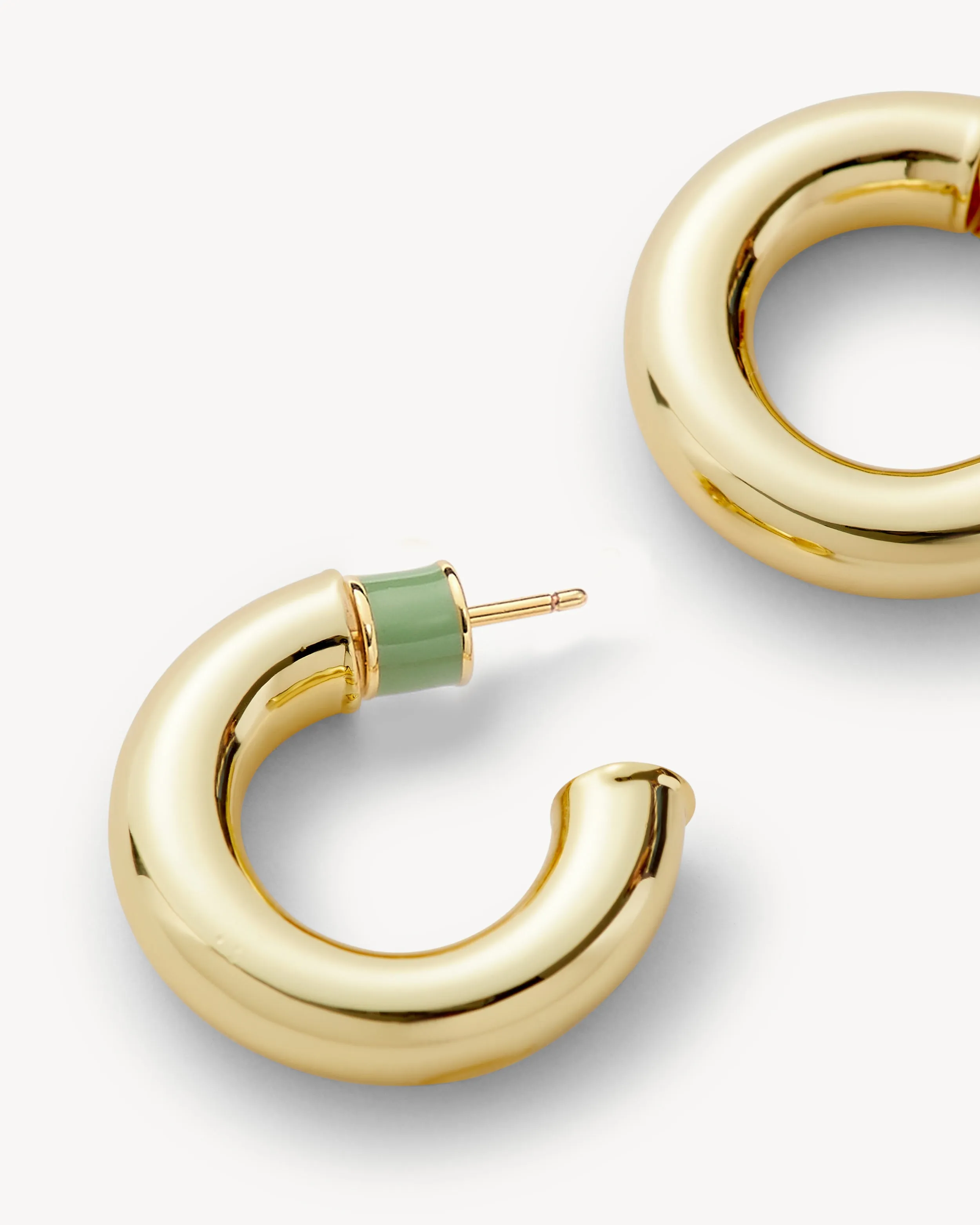 .75" Perfect Hoops in Gold sold by Machete product image thumbnail 2