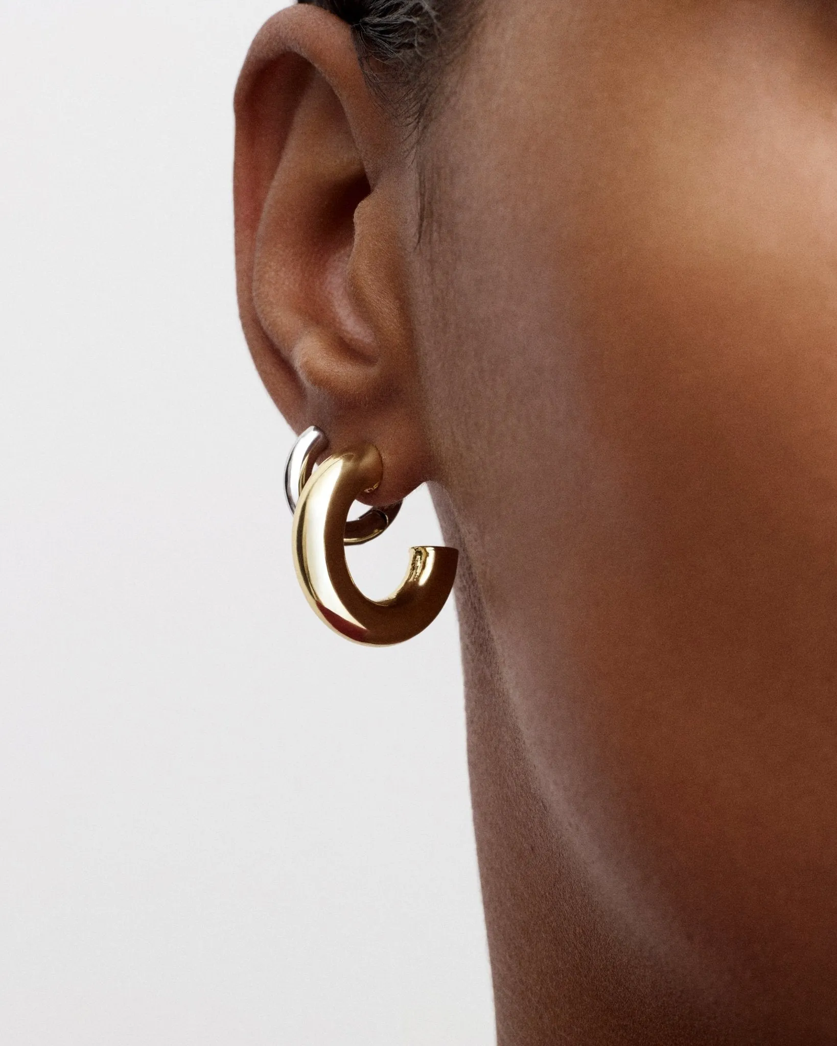 .75" Perfect Hoops in Gold sold by Machete product image thumbnail 5