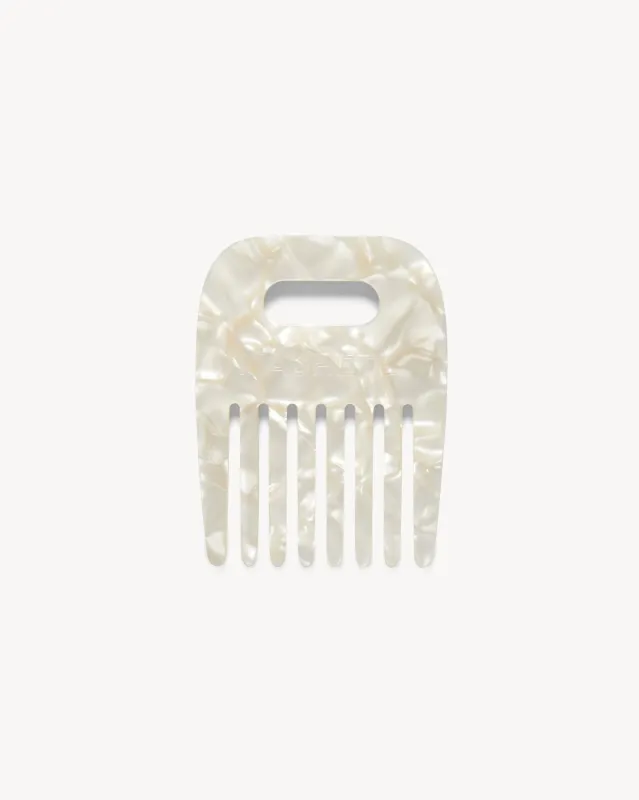 No. 4 Comb in White Shell sold by Machete