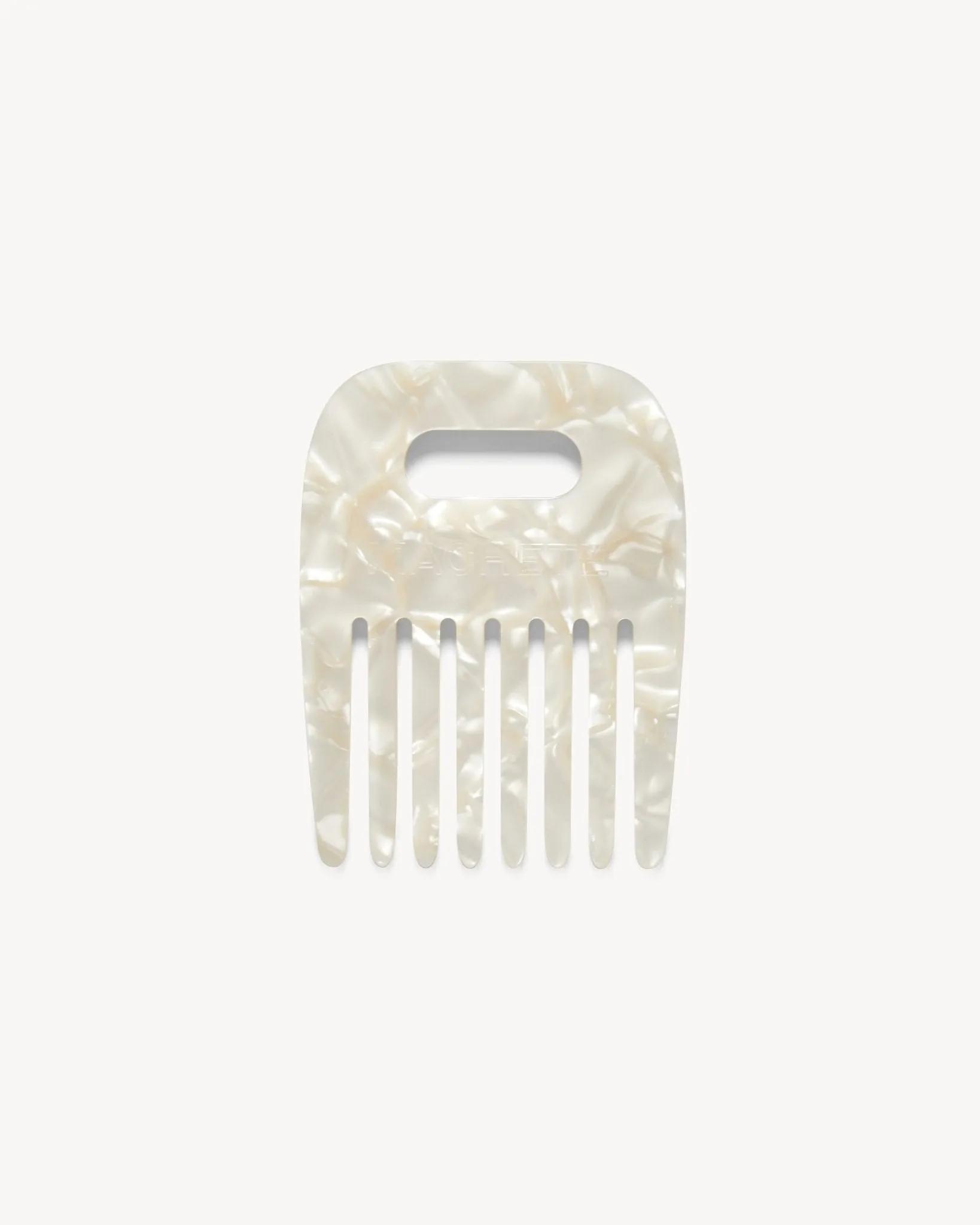 No. 4 Comb in White Shell sold by Machete