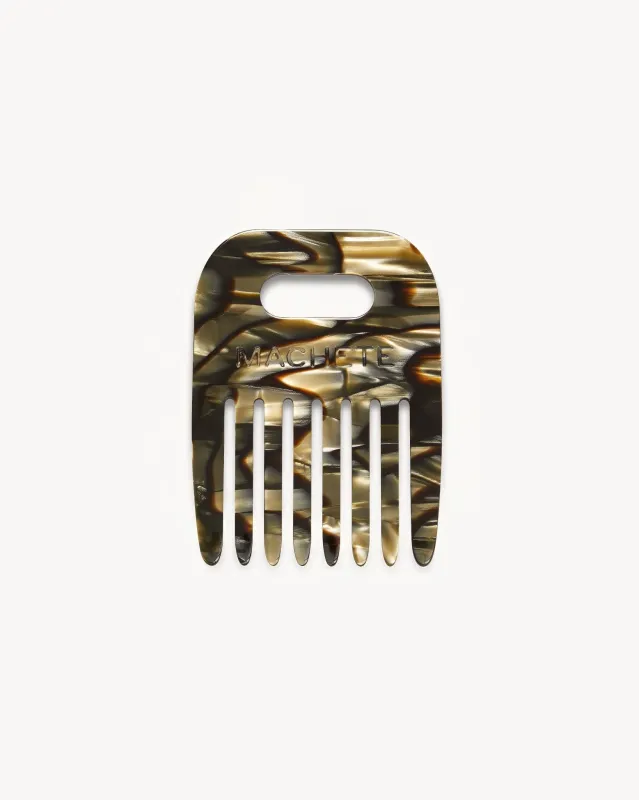 No. 4 Comb in Midnight Horn sold by Machete