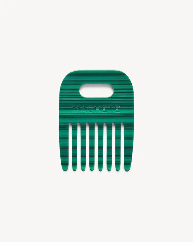 No. 4 Comb in Malachite sold by Machete