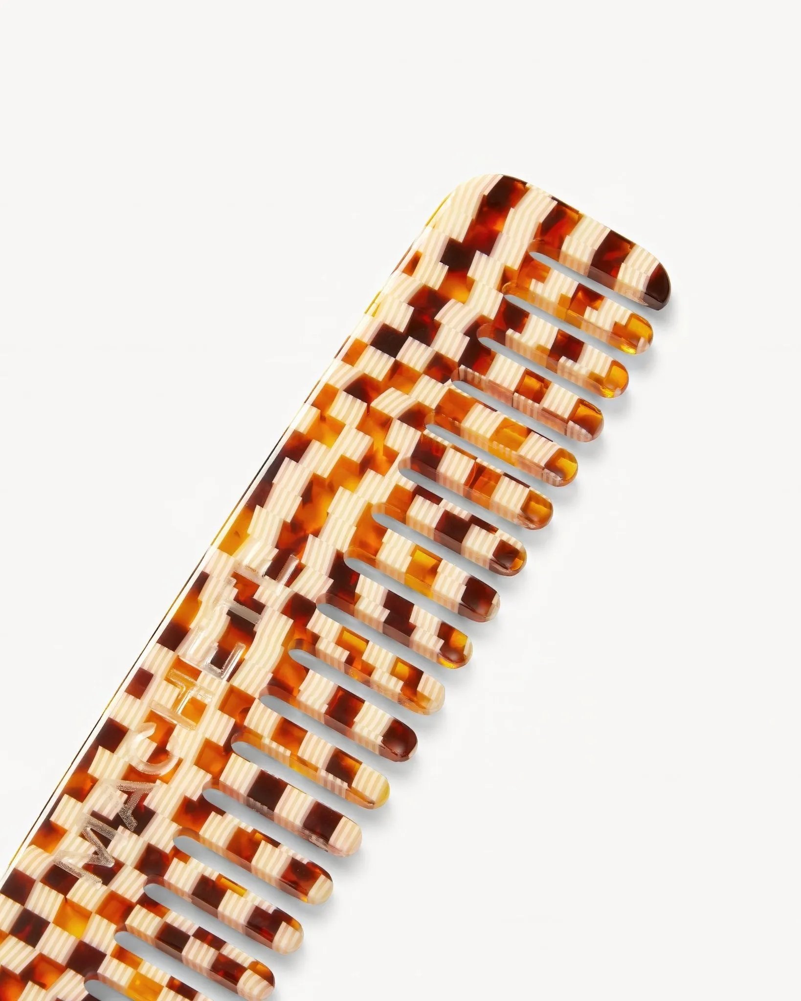 No. 3 Comb in Tortoise Checker sold by Machete product image thumbnail 2