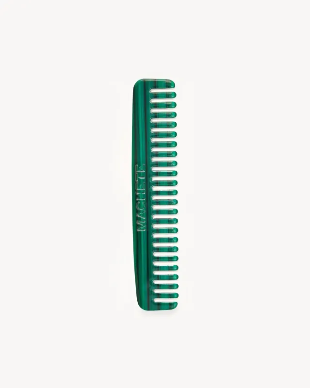 No. 3 Comb in Malachite sold by Machete