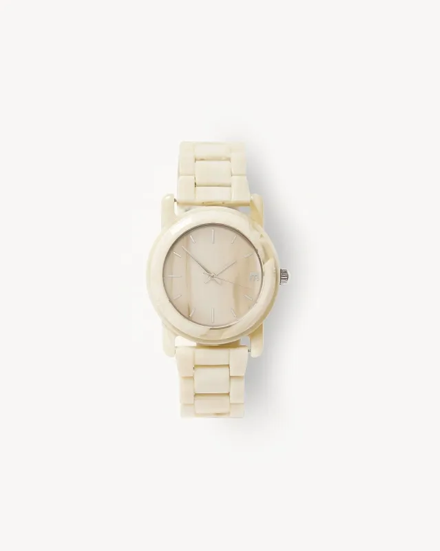 Mono Watch in Alabaster - Outlet sold by Machete