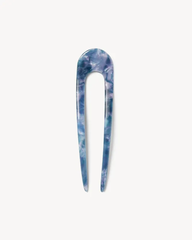 French Hair Pin in Cosmic Blue sold by Machete